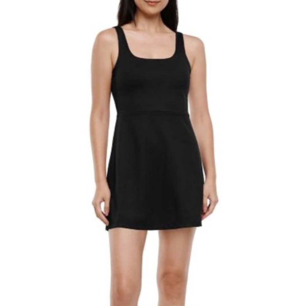 GapFit Active Dress Womens XS Black Sleeveless Athletic Mini Dress GF012729